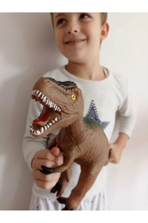 Oyuncak Dinazor Sesli Yumuşak 50 Cm - Görsel 2