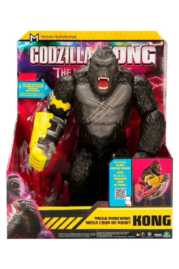 Godzilla Vs Kong Dev 35 cm Işıklı ve Mega Yumruk Özellikli Kong Figürü