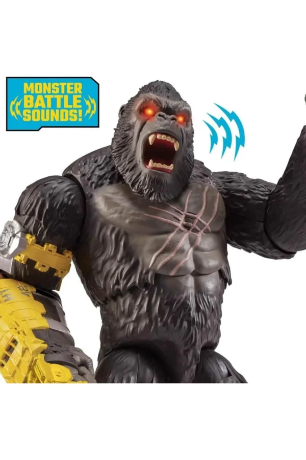 Godzilla Vs Kong Dev 35 cm Işıklı ve Mega Yumruk Özellikli Kong Figürü - Görsel 4