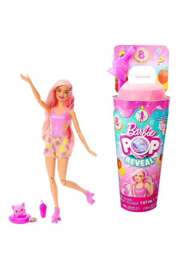 Barbie Pop Reveal Meyve Serisi - Çilekli Limonata | HNW41