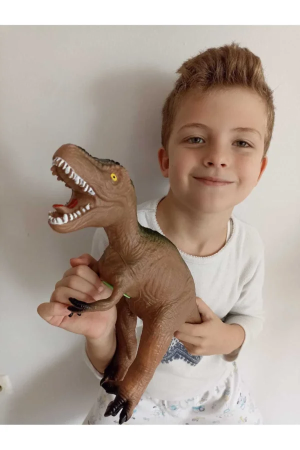 Oyuncak Dinazor Sesli Yumuşak 50 Cm - Görsel 4