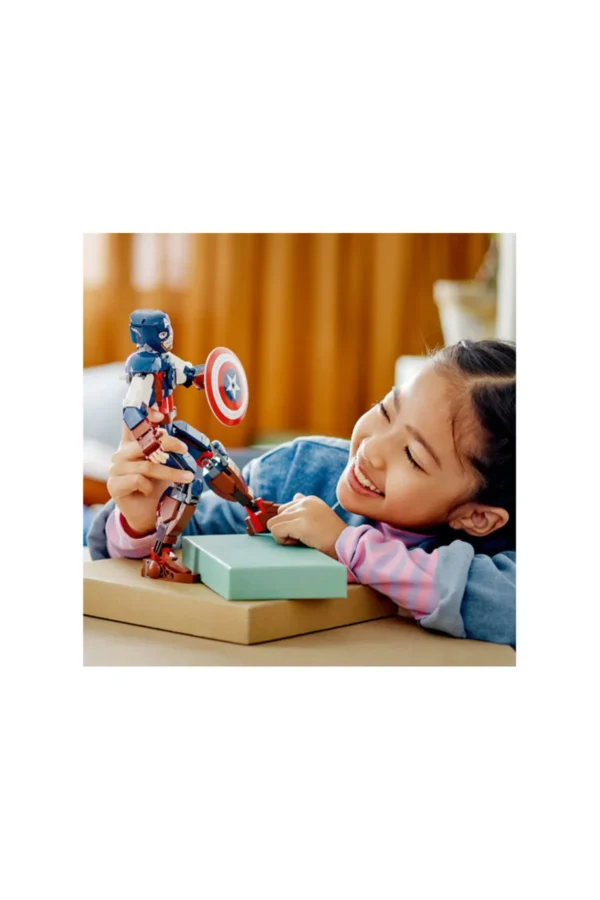 LEGO 76258 Marvel Kaptan Amerika Yapım Figürü - Görsel 5