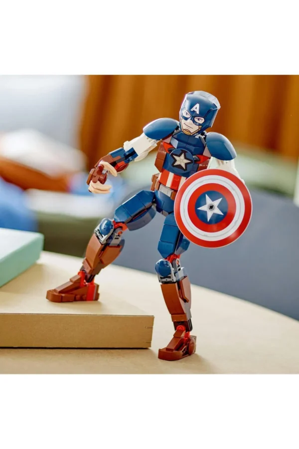 LEGO 76258 Marvel Kaptan Amerika Yapım Figürü - Görsel 6