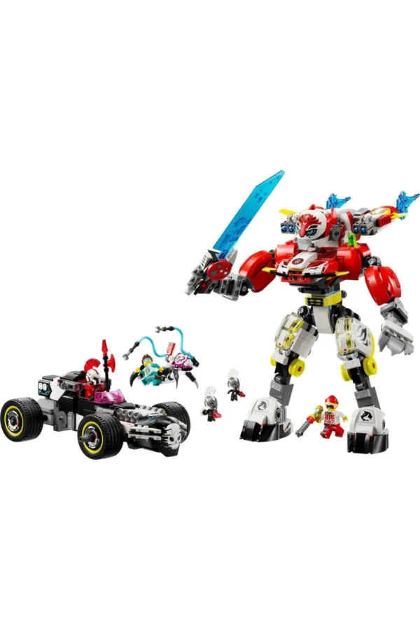 LEGO DREAMZzz Cooper’ın Kaplan Robotu ve Zero’nun Hot Rod Arabası 71497 – Yapım Seti (1006P) - Görsel 2