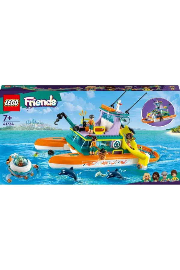 LEGO Friends Deniz Kurtarma Teknesi 41734 Oyuncak Yapım Seti (717 PARÇA) - Görsel 7