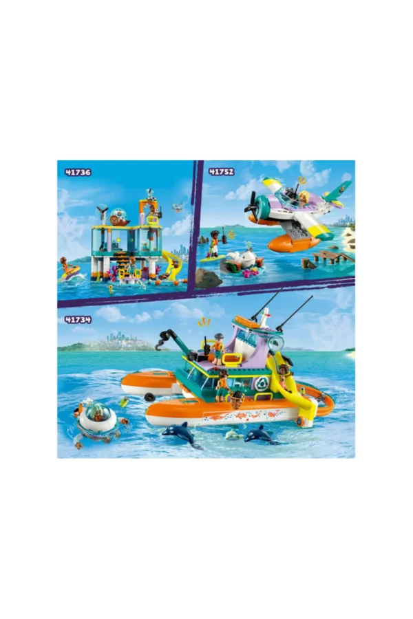 LEGO Friends Deniz Kurtarma Teknesi 41734 Oyuncak Yapım Seti (717 PARÇA) - Görsel 4