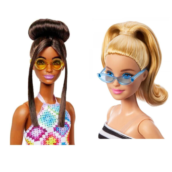 Barbie Büyüleyici Parti Bebekleri Fashionistas 2 li SET - Görsel 3