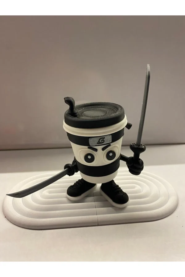 Cappuccino Assassino Figür Tung Tung Tung Sahur Figür 12 cm Yapay Zeka Karakteri - Görsel 2