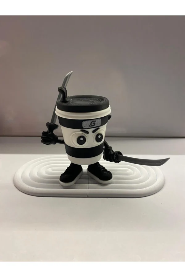 Cappuccino Assassino Figür Tung Tung Tung Sahur Figür 12 cm Yapay Zeka Karakteri - Görsel 3