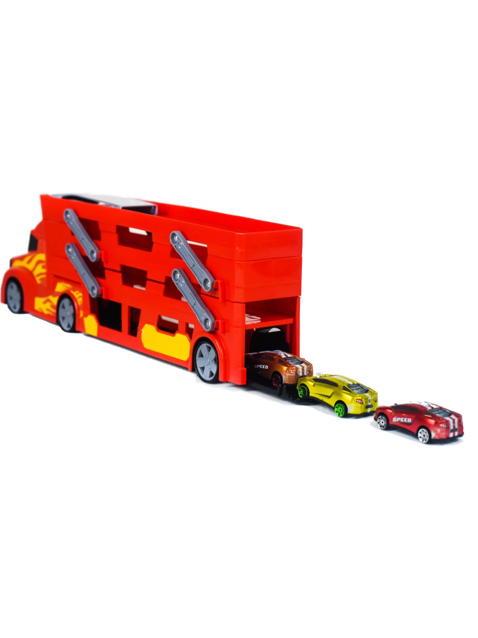 Araçlı Rampalı Transporter Tır 3 Katlı - Görsel 3