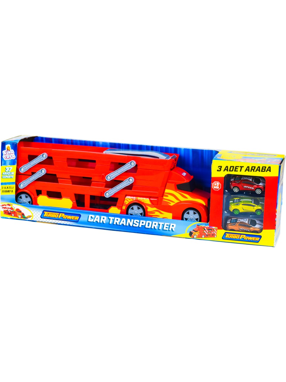 Araçlı Rampalı Transporter Tır 3 Katlı - Görsel 4