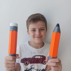 Kalem Şeklinde Kalemlik 20 Cm PLASTİKTİR
